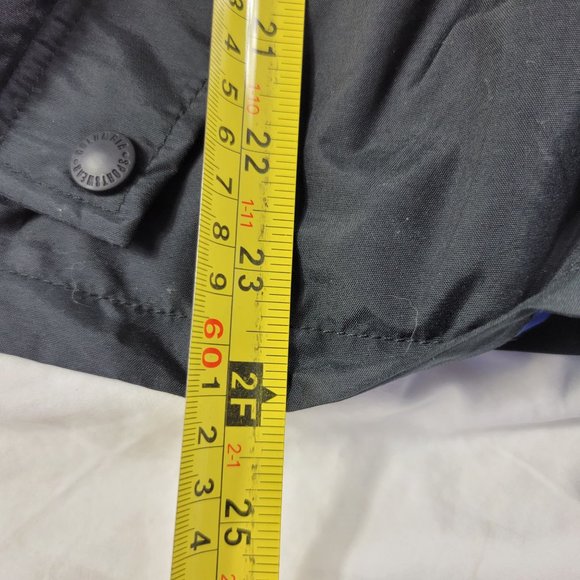 Columbia Long Peak Youth 10/12 Black Blue Winter Jacket Snow Outdoors Warm Hood - Picture 11 of 12